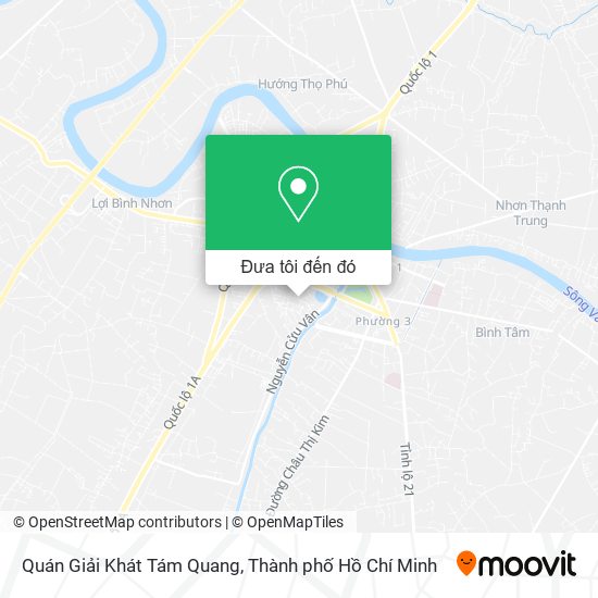 Bản đồ Quán Giải Khát Tám Quang