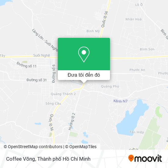 Bản đồ Coffee Võng