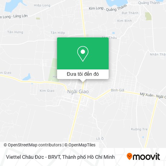 Bản đồ Viettel Châu Đức - BRVT