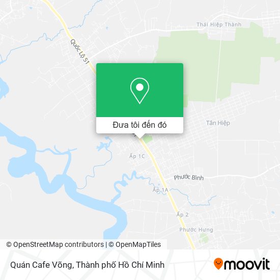 Bản đồ Quán Cafe Võng