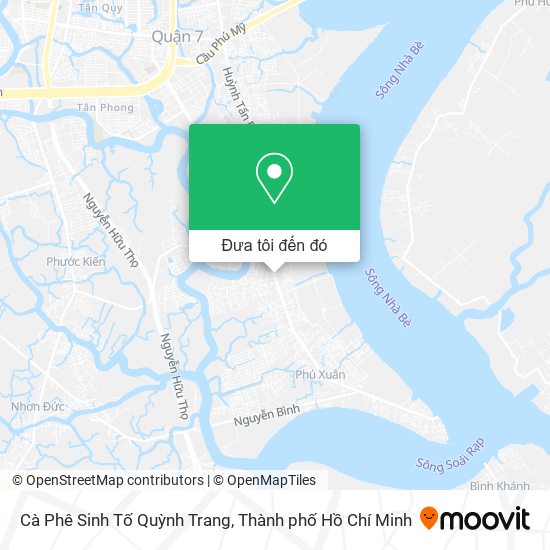 Bản đồ Cà Phê Sinh Tố Quỳnh Trang