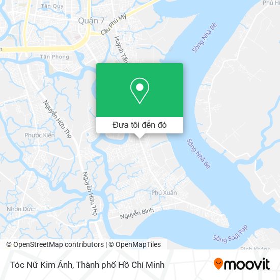 Bản đồ Tóc Nữ Kim Ánh