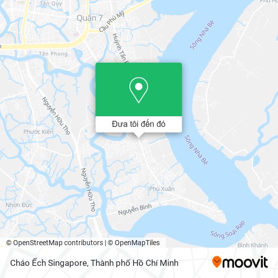 Bản đồ Cháo Ếch Singapore