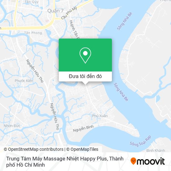 Bản đồ Trung Tâm Máy Massage Nhiệt Happy Plus