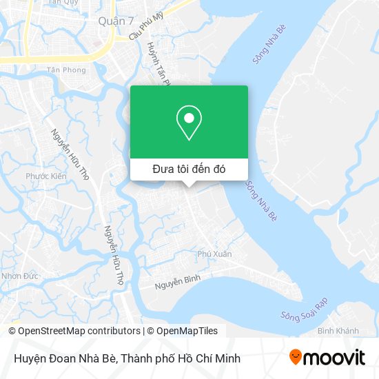 Bản đồ Huyện Đoan Nhà Bè