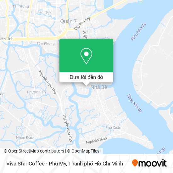 Bản đồ Viva Star Coffee - Phu My