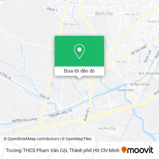 Bản đồ Trường THCS Phạm Văn Cội