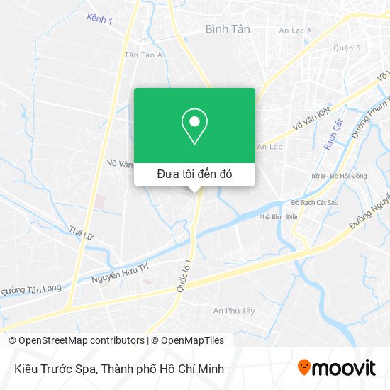 Bản đồ Kiều Trước Spa