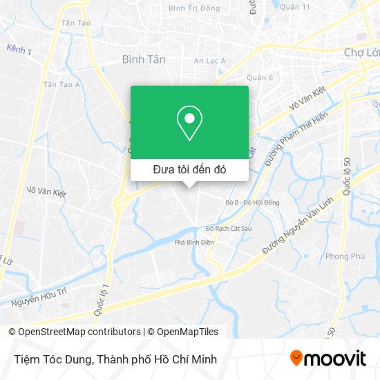 Bản đồ Tiệm Tóc Dung