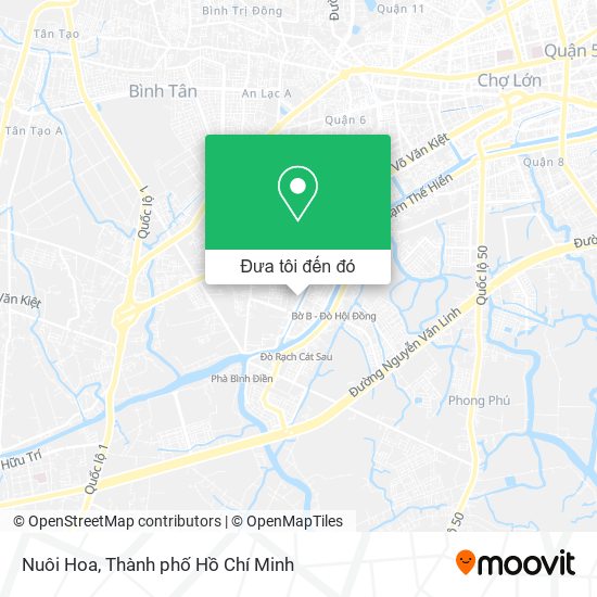 Bản đồ Nuôi Hoa