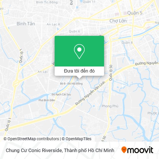 Bản đồ Chung Cư Conic Riverside