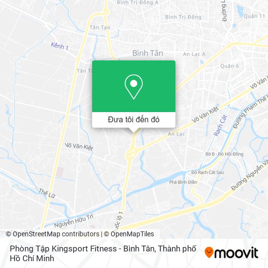 Bản đồ Phòng Tập Kingsport Fitness - Bình Tân