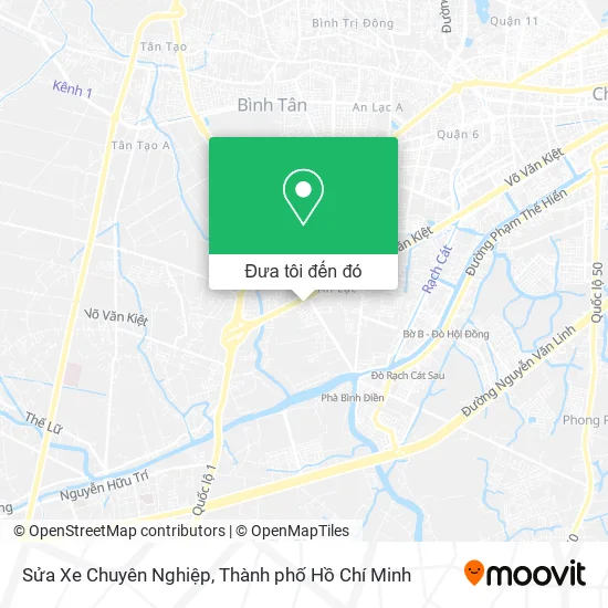 Bản đồ Sửa Xe Chuyên Nghiệp