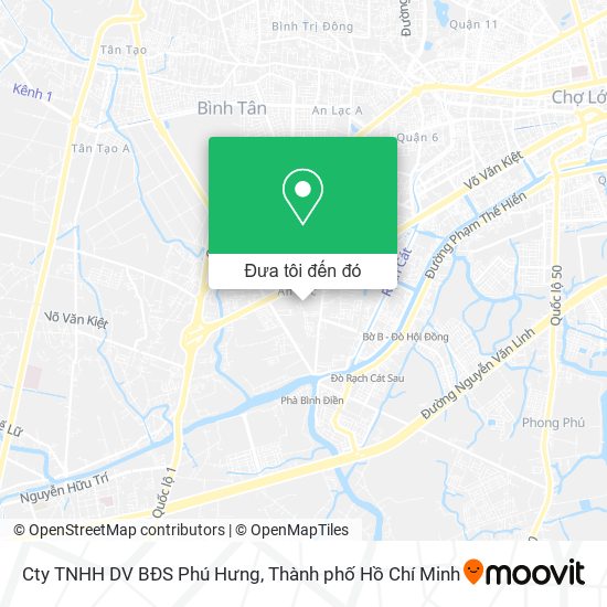Bản đồ Cty TNHH DV BĐS Phú Hưng
