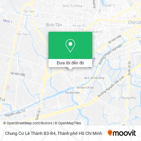 Bản đồ Chung Cư Lê Thành B3-B4