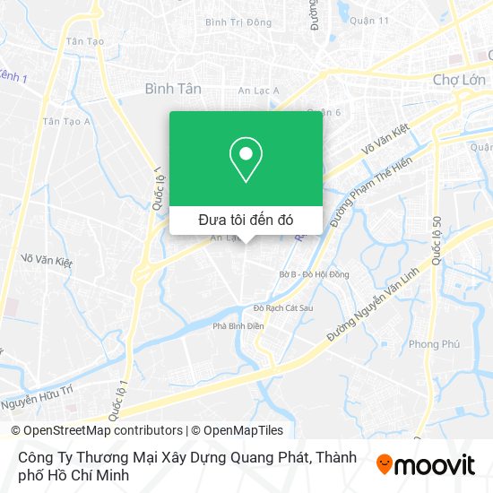 Bản đồ Công Ty Thương Mại Xây Dựng Quang Phát