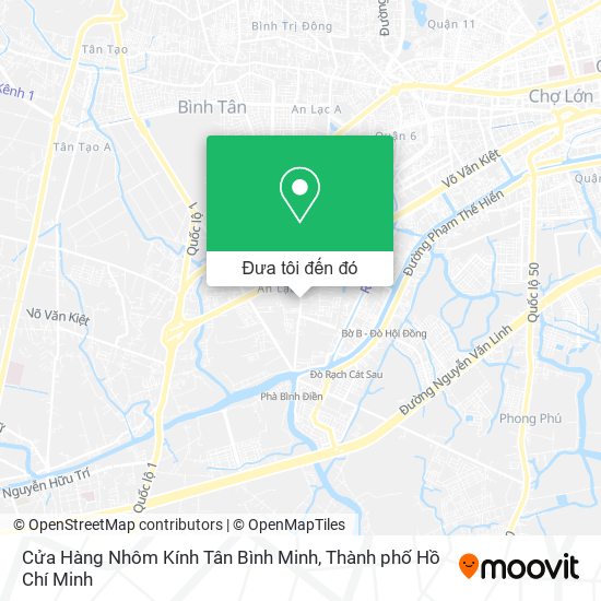 Bản đồ Cửa Hàng Nhôm Kính Tân Bình Minh