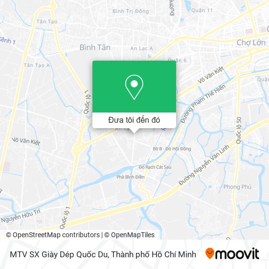Bản đồ MTV SX Giày Dép Quốc Du