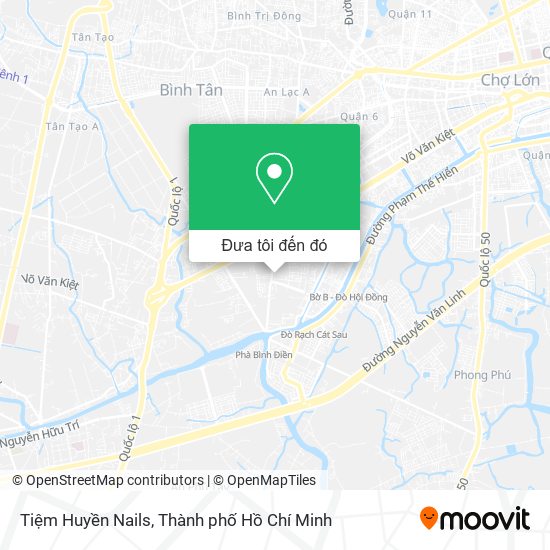 Bản đồ Tiệm Huyền Nails