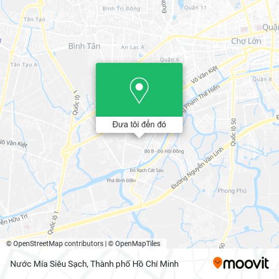 Bản đồ Nước Mía Siêu Sạch