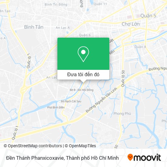 Bản đồ Đền Thánh Phanxicoxavie