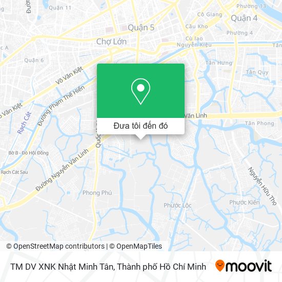 Bản đồ TM DV XNK Nhật Minh Tân