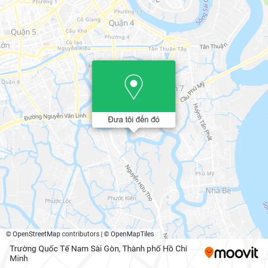 Bản đồ Trường Quốc Tế Nam Sài Gòn