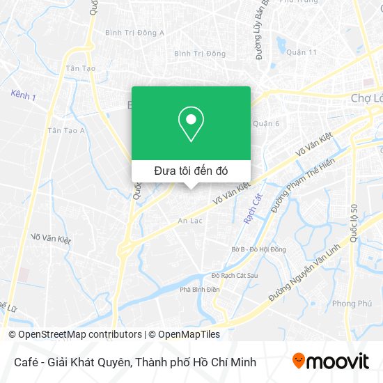 Bản đồ Café - Giải Khát Quyên