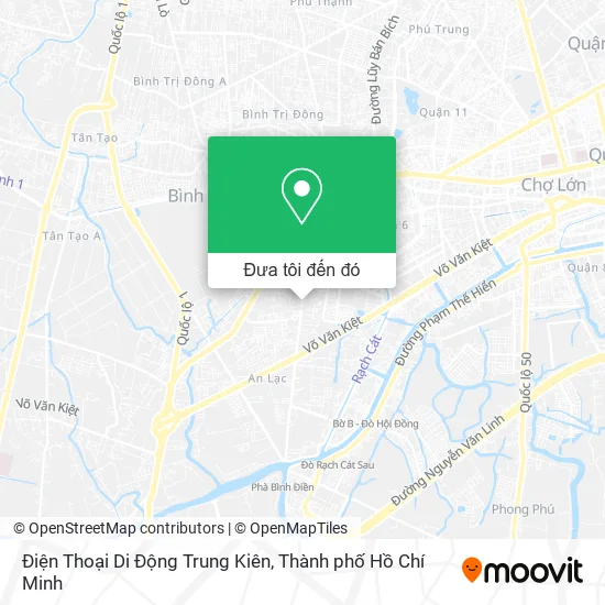 Bản đồ Điện Thoại Di Động Trung Kiên