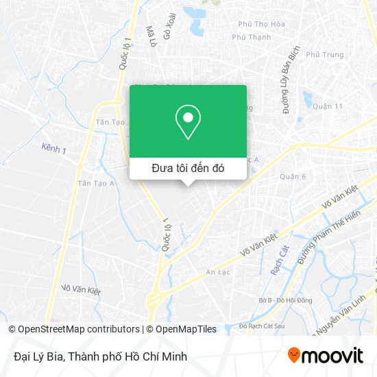 Bản đồ Đại Lý Bia