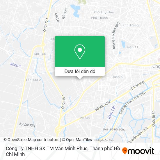 Bản đồ Công Ty TNHH SX TM Ván Minh Phúc