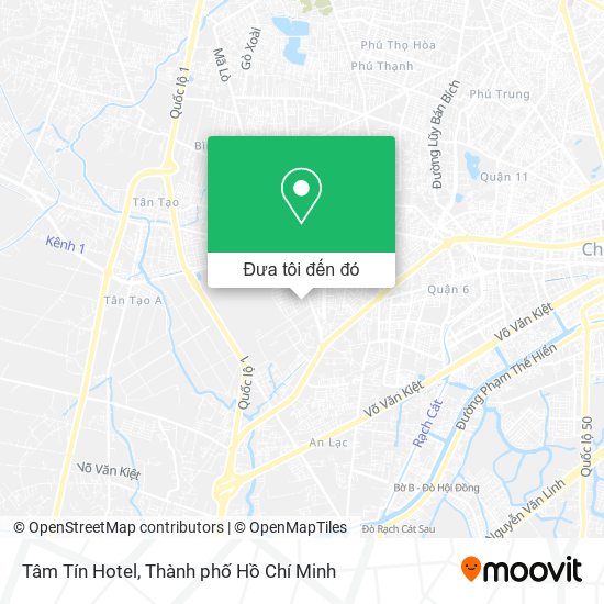 Bản đồ Tâm Tín Hotel