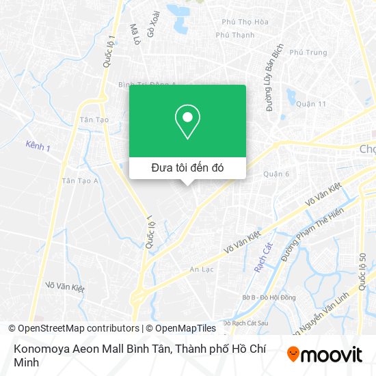 Bản đồ Konomoya Aeon Mall Bình Tân