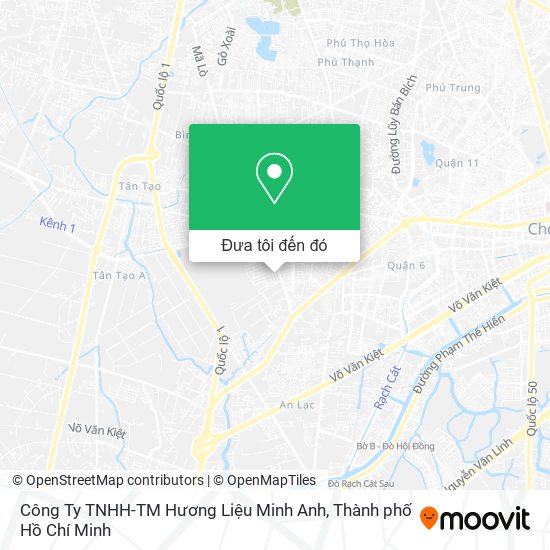 Bản đồ Công Ty TNHH-TM Hương Liệu Minh Anh