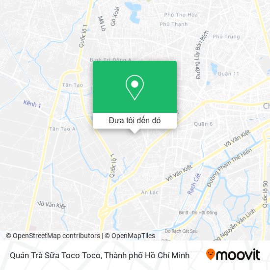 Bản đồ Quán Trà Sữa Toco Toco