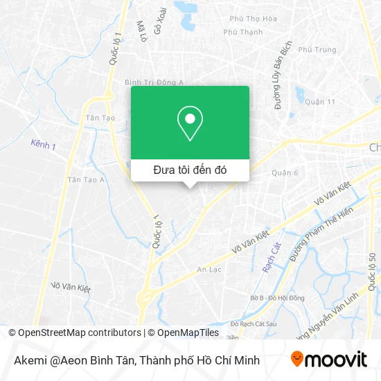 Bản đồ Akemi @Aeon Bình Tân