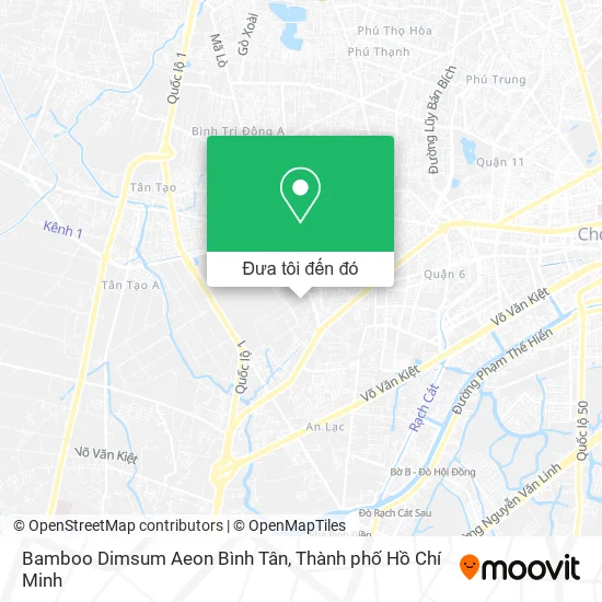 Bản đồ Bamboo Dimsum Aeon Bình Tân
