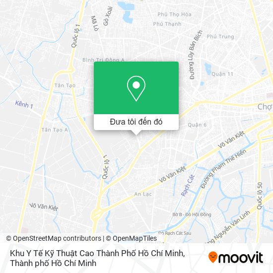 Bản đồ Khu Y Tế Kỹ Thuật Cao Thành Phố Hồ Chí Minh