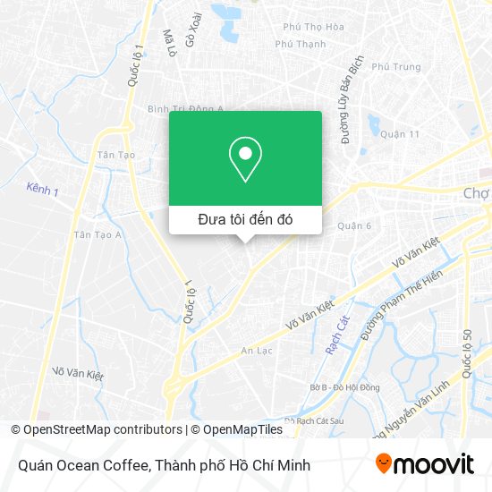 Bản đồ Quán Ocean Coffee