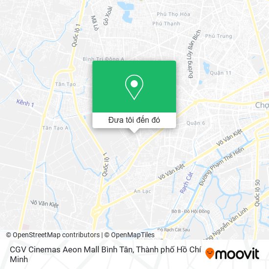 Bản đồ CGV Cinemas Aeon Mall Bình Tân