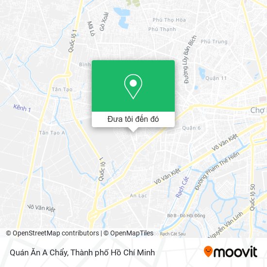 Bản đồ Quán Ăn A Chẩy