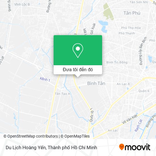 Bản đồ Du Lịch Hoàng Yến