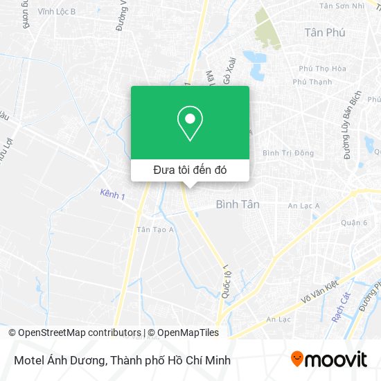 Bản đồ Motel Ánh Dương