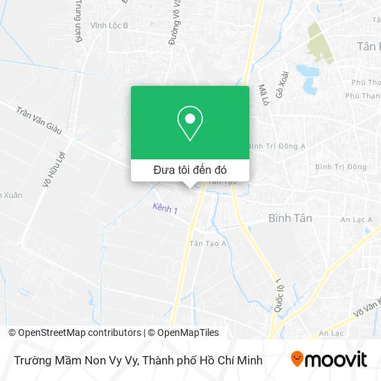 Bản đồ Trường Mầm Non Vy Vy