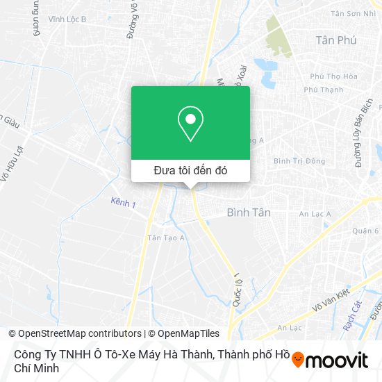 Bản đồ Công Ty TNHH Ô Tô-Xe Máy Hà Thành