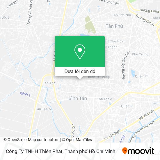 Bản đồ Công Ty TNHH Thiên Phát