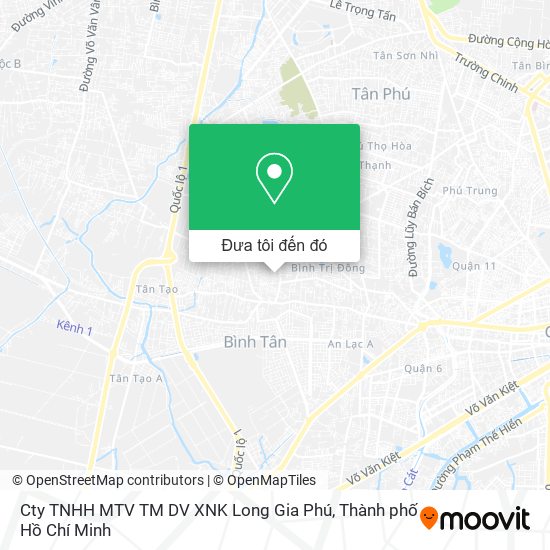 Bản đồ Cty TNHH MTV TM DV XNK Long Gia Phú