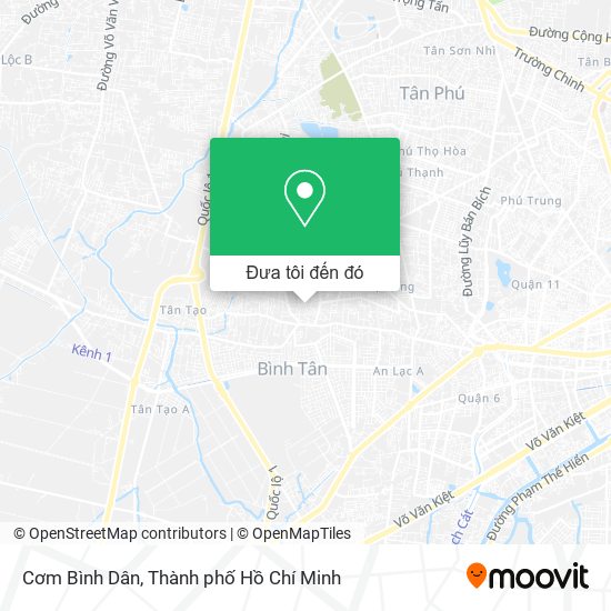 Bản đồ Cơm Bình Dân