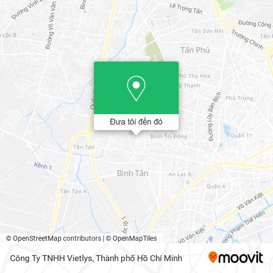 Bản đồ Công Ty TNHH Vietlys