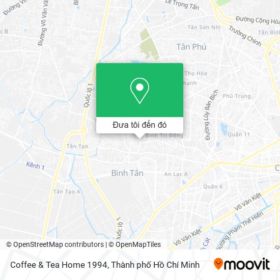 Bản đồ Coffee & Tea Home 1994